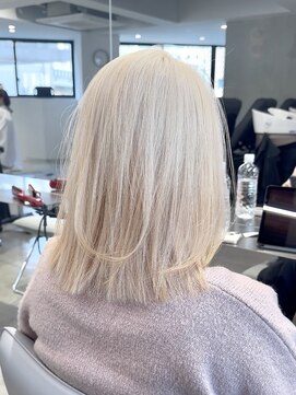 ソルノエル(SOL.noel) 【shuga】ブリーチ2回/横浜/ホワイトミルクティー