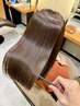 似合わせカット+透明感カラー+髪質改善トリートメント