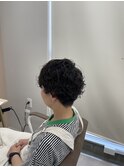 パーマスタイルでスタイリングを簡単に♪