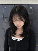 ふわっと感が可愛いミディアムレイヤー