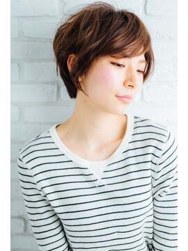 コボ(covo) ラウンドショート×グレイジュ×スタイリッシュ