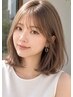 全頭染めカラー+クイックトリートメント付き　明るめOK