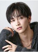 メンズショートラウンドマッシュコンマ