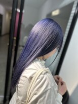 アローズ 沖縄店(arose)&nbsp;ワンブリーチからのブルー