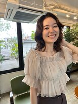 サン 白金台(SUN)&nbsp;【癖を活かしたミディアムパーマレイヤー】白金台 30代