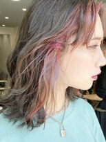 サニー 西中島店(sunny.)&nbsp;ミディアムウルフ×フェイスフレーミングユニコーン