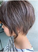 束感ショート/ブルーアッシュ★