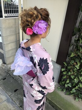 フラワー(Flower) ボリューミーアップスタイル☆*°