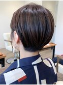 【 I. 】30代40代におすすめすっきり丸みショート 川口