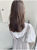 ブリーチなし☆シフォンベージュ☆透明感カラー
