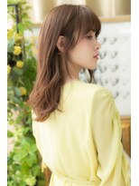 カバーヘアアンドスパ ブリス 浦和(COVER HAIR&SPA bliss)&nbsp;外国人風バレイヤージュ前下がりヨシンモリa浦和20代30代40代