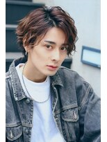 リークフー(Ree cu fuu)&nbsp;清潔感メンズナチュラルサイドパートツイスパアップバング