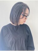 【FOLK】透明感ブラック☆似合わせ切りっぱなしボブ♪
