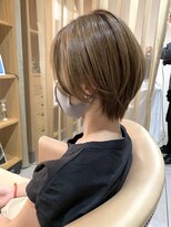 アフロートpd+ KOBE(AFLOATpd+)&nbsp;大人かわいい小顔前下がり丸みショートボブ