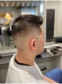 バーバー　刈り上げ/フェードカット/シチサン/さわやかヘア