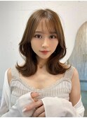 韓国風前髪×レイヤーカット【髪質改善/新宿/レイヤーカット】