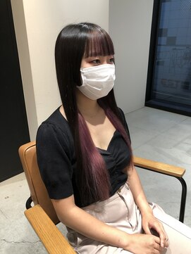 アリーズ(ALLYS) インナーカラーピンク 担当三好