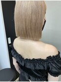 ▲ぷつっとbob×ミルクティーベージュ▲