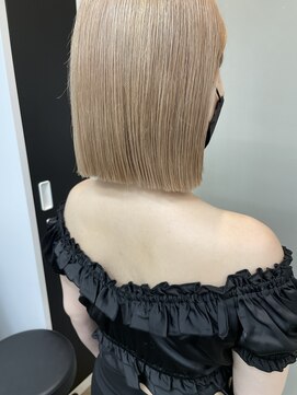 フレーム なんば店(FRAME) ▲ぷつっとbob×ミルクティーベージュ▲