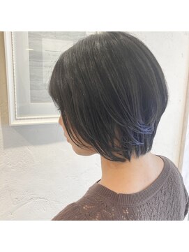 アロマ ヘアルーム 池袋店(AROMA hair room) 小顔補正立体カット大人ショートナチュラルボブ/池袋