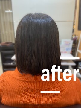 アキコ(AKIko) 艶髪サイドレイヤーボブ/20代/30代/40代