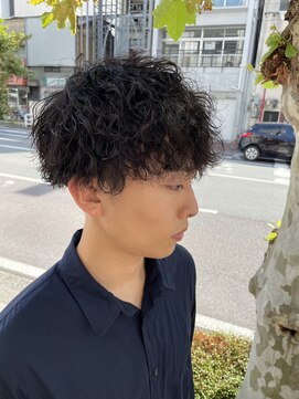 ヘア サークル ジープ 石井店(hair circle geep) 王道マッシュ×波巻きパーマ