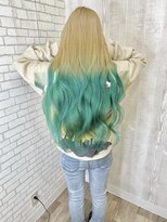 ラッズプラスエイチ(Lads+h)&nbsp;グラデーションカラー　ペールグリーン