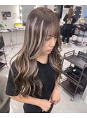 梅田ハイライトカラー梅田バレイヤージュカラー梅田美容室茶屋町