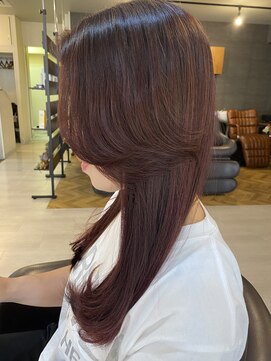 トモズヘアデザイン(Tomo's Hair Design) 韓国風重めバングスタイル