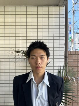 スウェル 船橋店(Swell) ハイライト/マッシュパーマ/ウルフ/アッシュブラック1