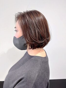 ラトリエコンタン(L´atelier Content) 30代・40代・50代にオススメ おとなぽってりボブ