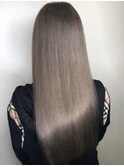 大人かわいい前髪セシルカットココアブラウンフリンジウェーブ