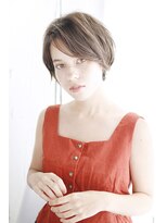 シュシュット(chouchoute)&nbsp;レイヤーカットウェットヘアデザインカラーオリーブベージュ/018