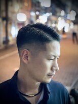 ヒロギンザ 新橋銀座口店(HIRO GINZA)&nbsp;スキンフェード×七三パーマ