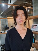 ミディアム抜け感パーマ