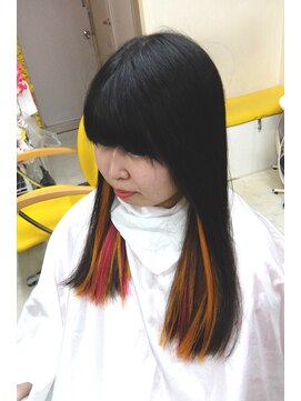 エクステ専門店ミキ 横浜店(MIKI) 【トレンド】インナーカラーエクステ♪学生★ＫＩＤｓ子供大人
