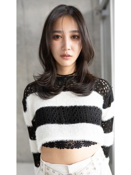 ホロン 池袋(HOLON) 池袋HOLON【黒髪レイヤー/レイヤーカット/ミディアムヘア】