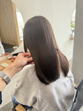 アノネ(anone) レイヤースタイル×アッシュベージュ