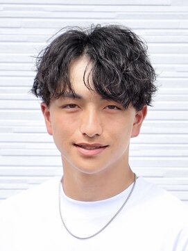 デプト(DEPT.) 波巻きスパイラルパーマフェードメンズカットメンズパーマ眉毛