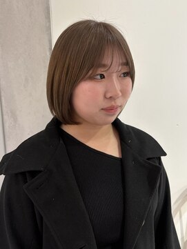 ヨーク(YOKE) 【YOKE】ボブヘアミルクティーベージュニュアンスカラー10代20代