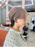 ショートウルフ/ハイトーンウルフ/ローライトカラー