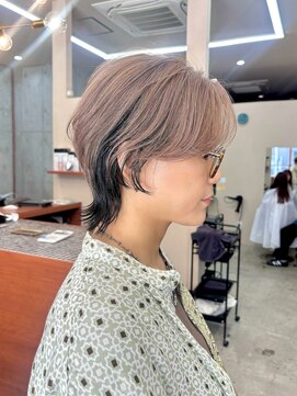 ノイ(noii) ショートウルフ/ハイトーンウルフ/ローライトカラー