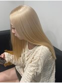 14051ニュアンスカラーホワイトアッシュ韓国ホワイトブロンド