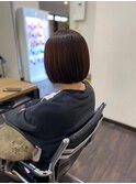 【Foglia坪来】ショコラカラー×ボブカット