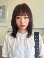 アム(am)&nbsp;くびれレイヤーボブ/ほっこりブラウン/艶髪