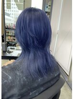 シエンゴールド(CIEN gold)&nbsp;ブルーカラー/メンズブリーチ/メンズウルフ#浜松駅#カラー