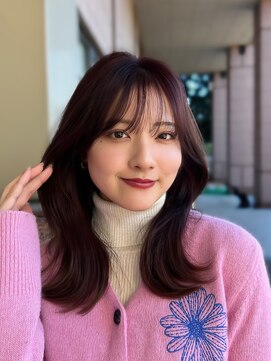 エトル バイ コムマティス 恵比寿駅前店(etre by comme Matisse) @etre_yutoレイヤーカット/くびれヘア/グレージュ/縮毛矯正