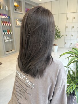 シエル バイ ケンジ 登戸 生田(CIEL by KENJE) オリーブグレージュ/ブリーチカラー/大人ブリーチカラー