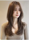 髪質改善ストレート/ハッシュカット/バタフライレイヤーカット