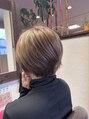 ヘアーズ はれるや(hair's) グラボブ/堺東美容室/VEENA/Wカラー